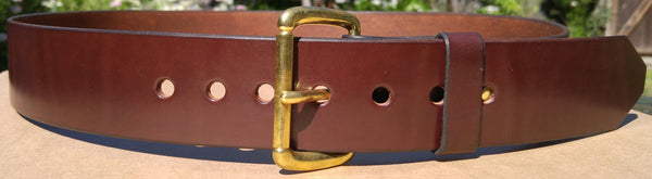 2-inch-Wide Handmade Leather Belt-Belts-Handmade'n Leather