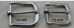 Stainless Steel Heelbar Buckle-Belt Buckles-Handmade'n Leather