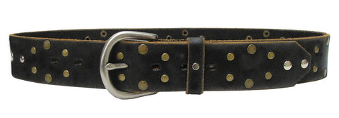 Handmade Leather "Black Diamond" or "Cognac Diamond" Belt-Belts-Handmade'n Leather