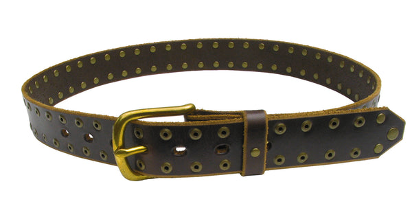 Handmade Leather Reverse Rivet Belt-Belts-Handmade'n Leather