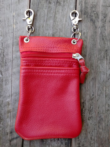 Handmade Leather SmartPouch - Vertical Style-Shoulder Bags and Pouches-Handmade'n Leather
